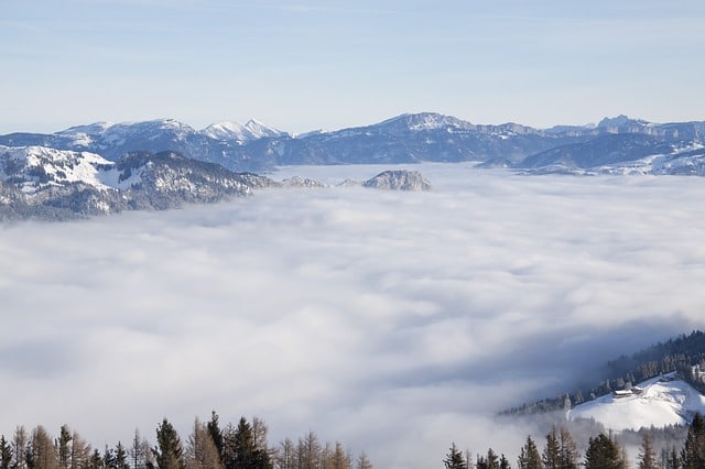 mist over bergen
